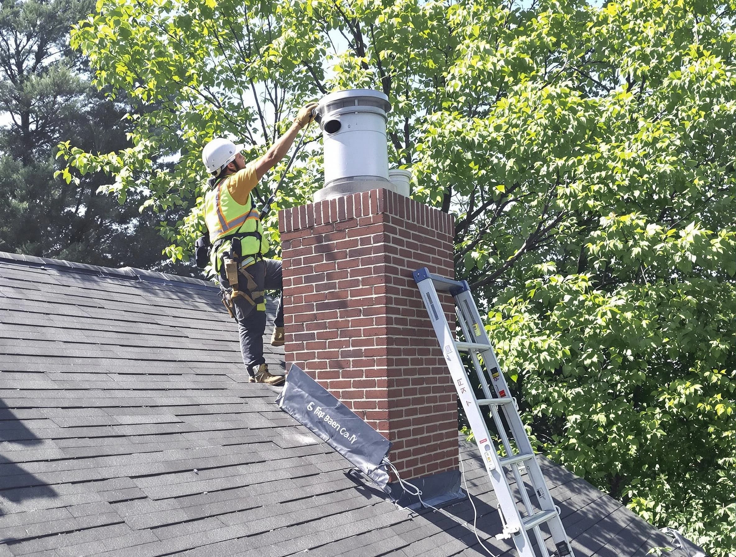 Chimney liner inspection by Attleboro Chimney Sweep in Attleboro, MA