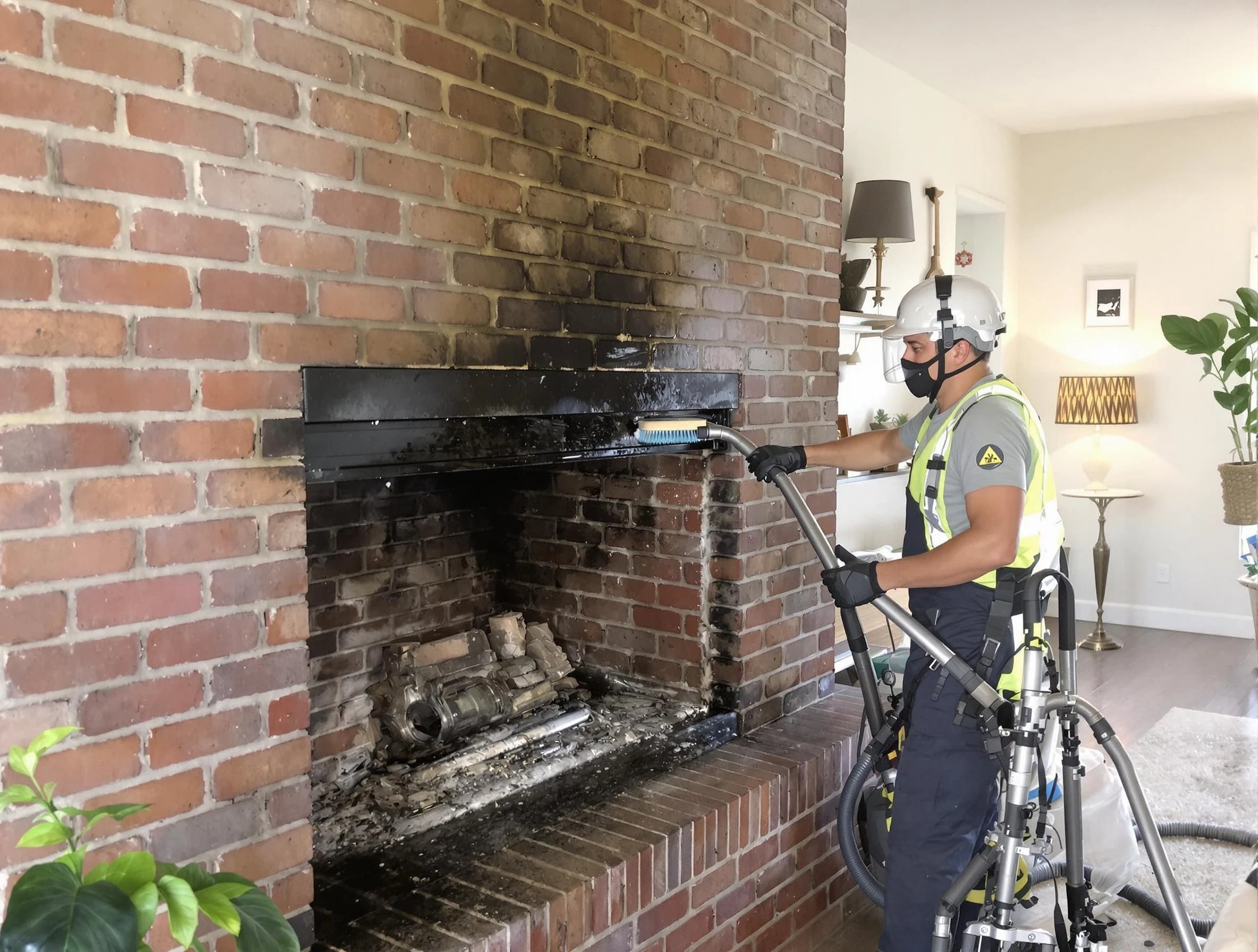 Attleboro Chimney Sweep providing fireplace cleaning services in Attleboro, MA