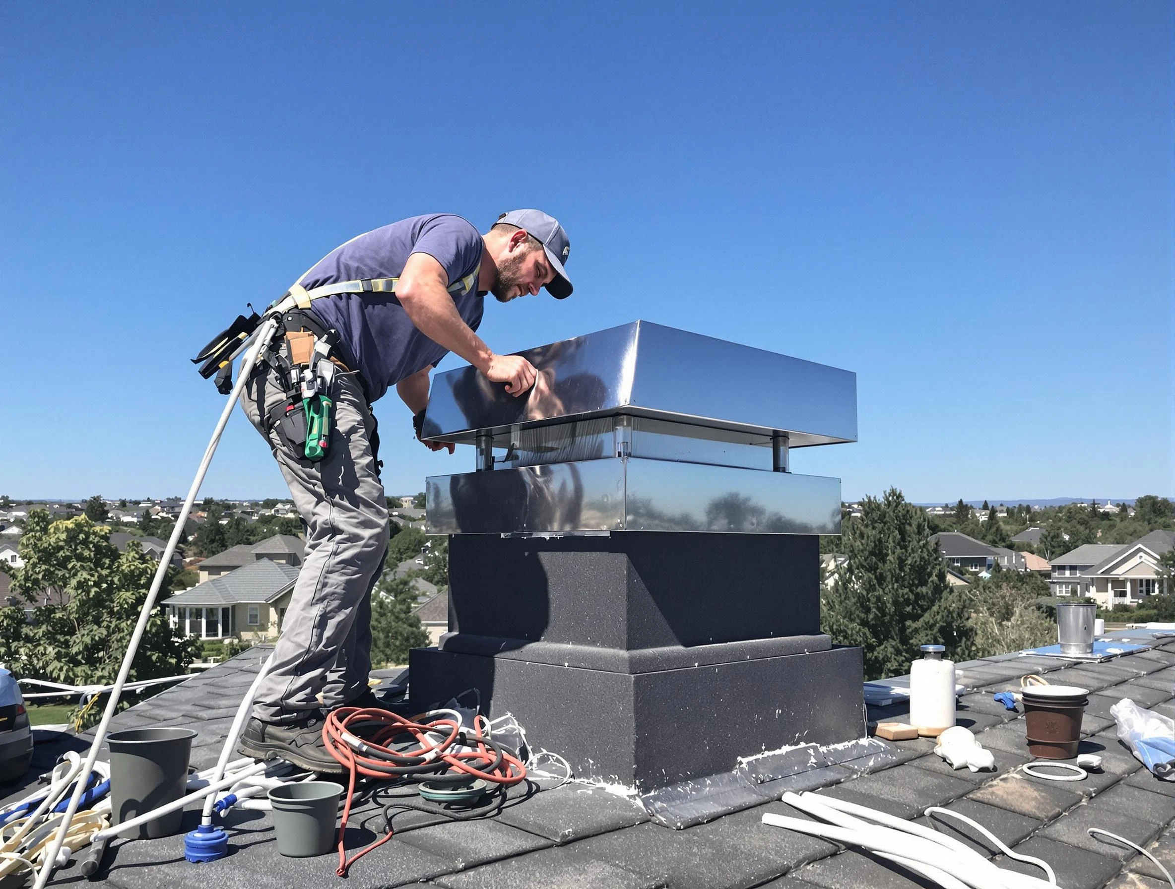 Chimney Cap Services in Attleboro